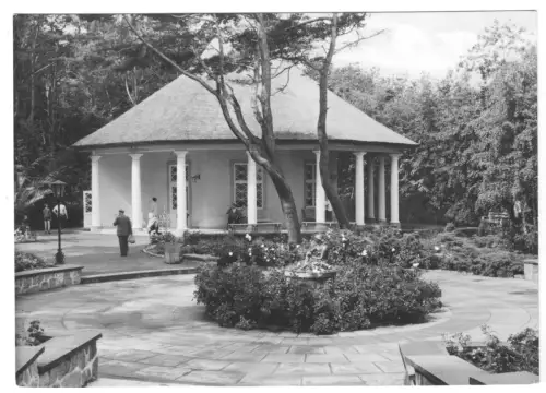 AK, Kühlungsborn Kr. Bad Doberan, Konzertgarten Ost, Lesehalle, 1967