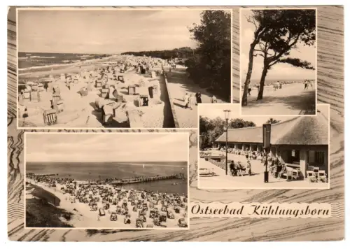 AK, Kühlungsborn Kr. Bad Doberan, vier Abb., gestaltet, 1963