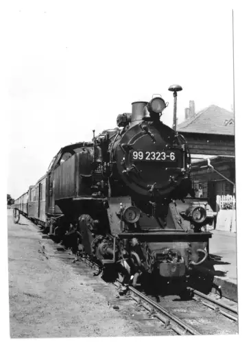 AK, Kühlungsborn Kr. Bad Doberan, Kleinbahn "Molly" im Bhf. Kühlungsborn West, 1