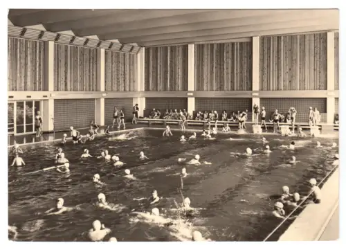 AK, Kühlungsborn Kr. Bad Doberan, Meerwasser-Schwimmhalle, Version 3, 1974