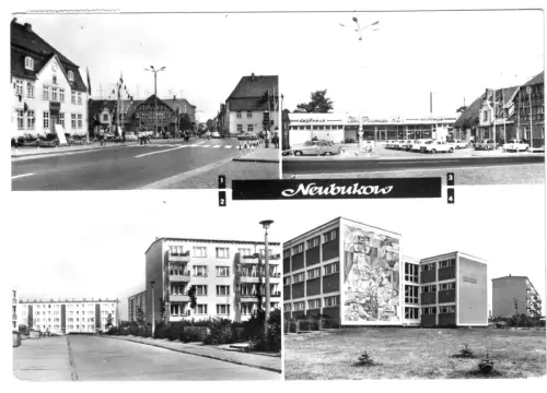 AK, Neubukow Kr. Bad Doberan, vier Abb., 1977