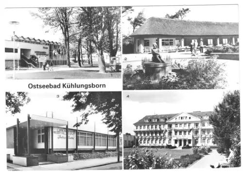 AK, Kühlungsborn Kr. Bad Doberan, vier Abb., 1983
