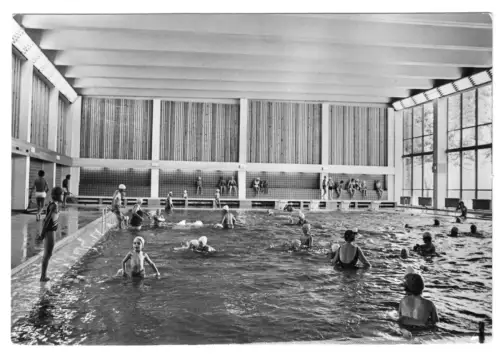 AK, Kühlungsborn Kr. Bad Doberan, Meerwasser-Schwimmhalle, Version 2, 1978