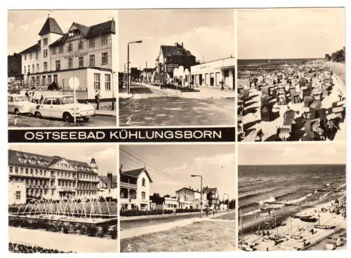 AK, Kühlungsborn Kr. Bad Doberan, sechs Abb., 1970