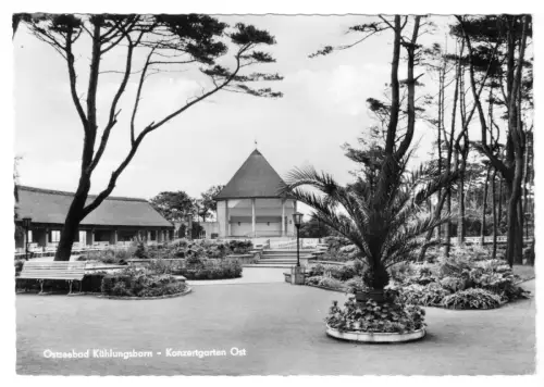 AK, Kühlungsborn Kr. Bad Doberan, Konzertgarten Ost, Version 2, 1963