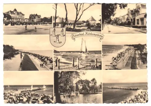 AK, Kühlungsborn Kr. Bad Doberan, neun Abb., 1962