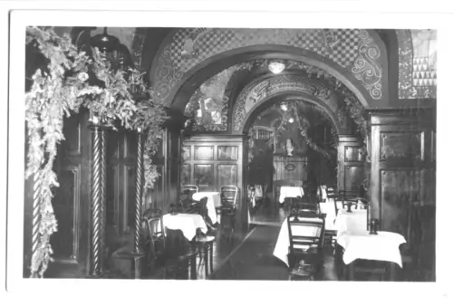 AK, Wien, Paulus-Stube, Gastraum, Wien I, Wallfischgasse 7, 1928