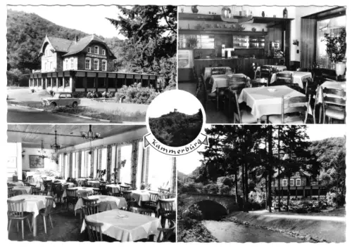 AK, Rüdesheim a. Rh., Wald-Gasthof und Pension Kammerburg, um 1966