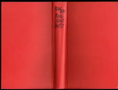 Rowdon, Maurice; Ringlinie West, 1956