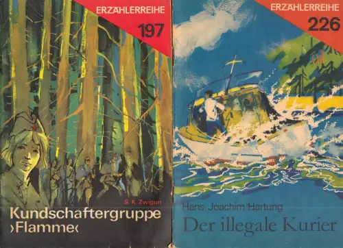 zwei Hefte aus der "Erzählerreihe", 1970er, Militärverlag der DDR