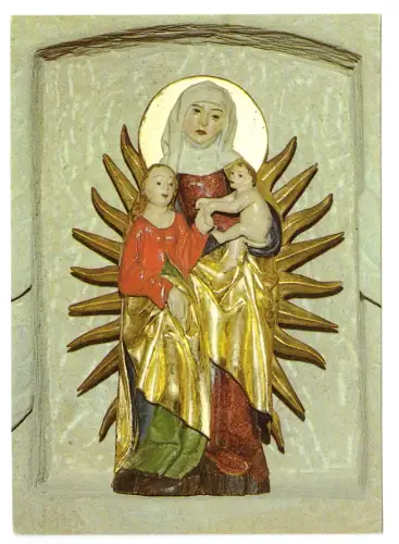 AK, Schwerin, Probsteikirche St. Anna, Anna Selbdritt, 1987