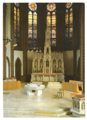 AK, Görlitz, Jakobuskirche, Altarraum, 1987