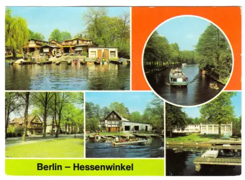 AK, Berlin Hessenwinkel, fünf Abb., 1983