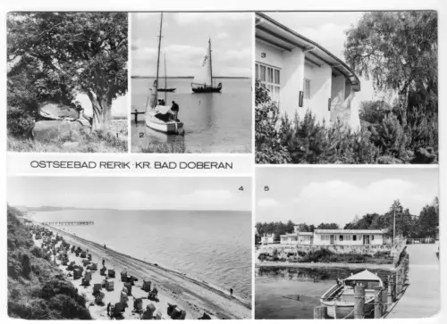 AK, Ostseebad Rerik, fünf Abb., 1976