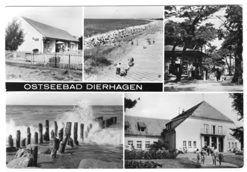 AK, Ostseebad Dierhagen, Kr. Ribnitz-Damgarten, fünf Abb., 1985
