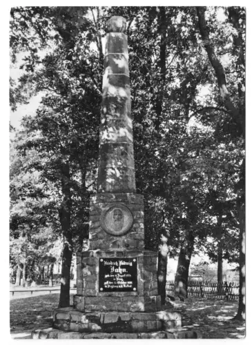AK, Lanz Prignitz, Jahndenkmal, 1968