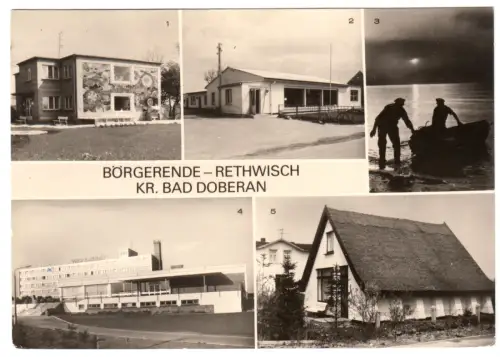 AK, Börgerende-Rethwisch Kr. Bad Doberan, fünf Abb., 1981
