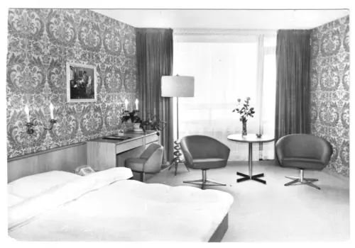 AK, Rostock Warnemünde, Hotel "Neptun", Französisches Zimmer, 1975