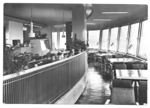 AK,  Schwerin Zippendorf, Fernsehturm, Turmcafé, Version 4, 1964
