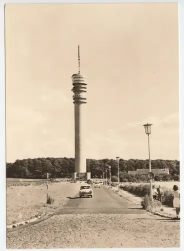 AK,  Schwerin Zippendorf, Fernsehturm, Version 4, 1970