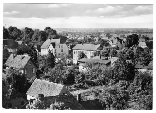 AK, Zarrenthin Meckl., Teilansicht vom Kirchturm, 1963
