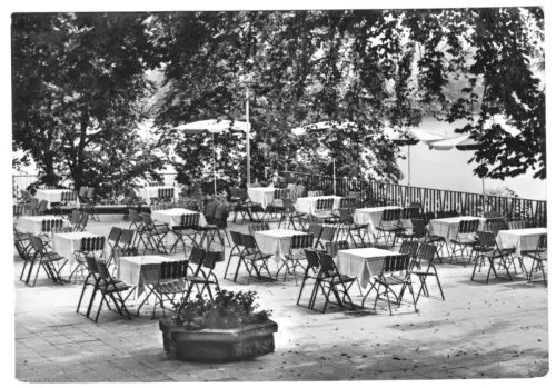 AK,  Schwerin, Wernesgrüner Bierstuben Am Faulen See, Terrasse, 1971