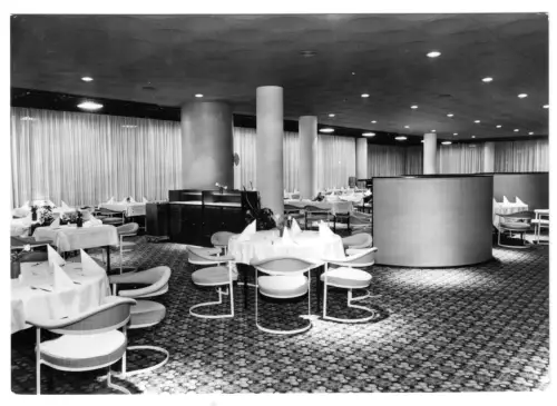 AK, Rostock Warnemünde, Hotel "Neptun", Hotelrestaurant "Koralle", 1971