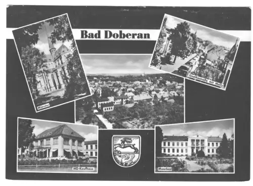 AK, Bad Doberan, fünf Abb., gestaltet, 1966