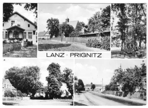 AK, Lanz Prignitz, fünf Abb., 1973