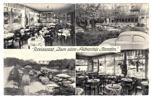 AK, Berlin Wannsee, Café und Restaurant "Zum alten Albrechts Teerofen", 1960