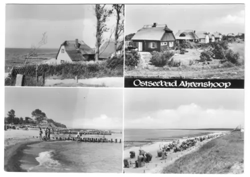 AK, Ostseebad Ahrenshoop, Kr. Ribnitz-Damgarten, vier Abb., 1975