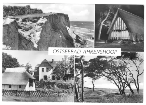 AK, Ostseebad Ahrenshoop, Kr. Ribnitz-Damgarten, vier Abb., 1976