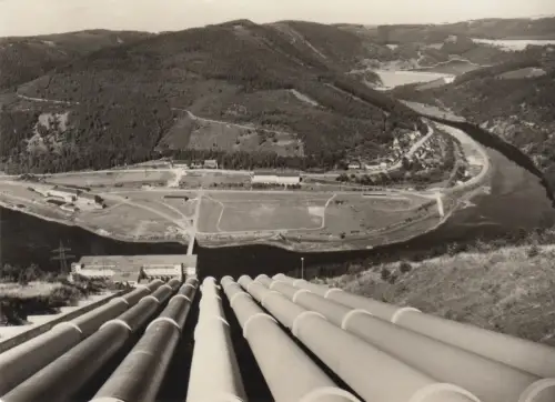 AK, Hohenwarte Saale, Pumpspeicherwerk , Hohenwartetalsperre, um 1970