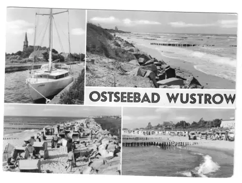 AK, Ostseebad Wustrow, vier Abb., 1972