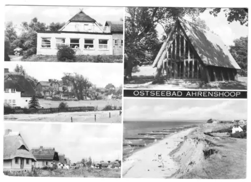 AK, Ostseebad Ahrenshoop, Kr. Ribnitz-Damgarten, fünf Abb., 1974