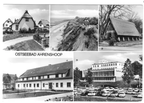 AK, Ostseebad Ahrenshoop, Kr. Ribnitz-Damgarten, fünf Abb., 1986