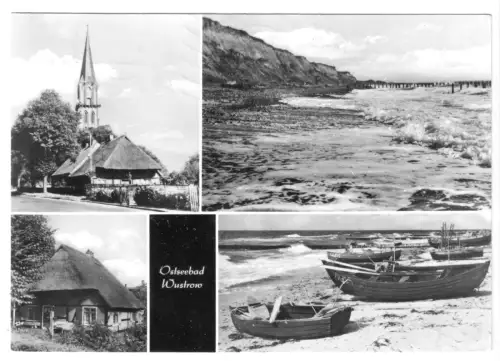 AK, Ostseebad Wustrow, vier Abb., 1981