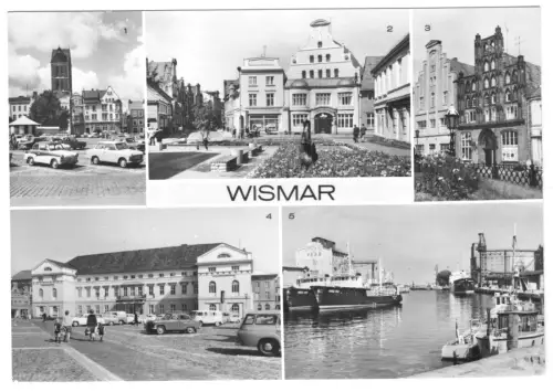 AK, Wismar, fünf Abb., 1983