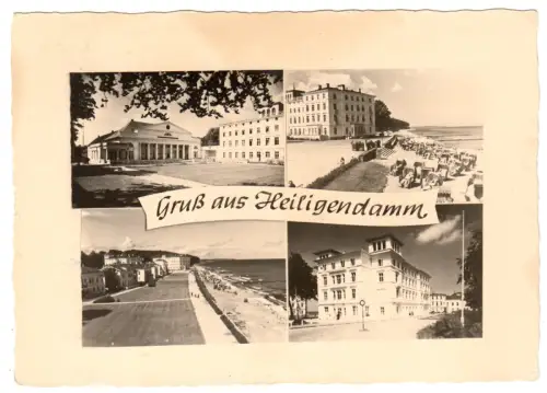 AK, Bad Doberan, OT Heiligendamm, vier Abb., gestaltet, 1958