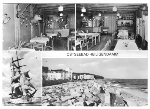 AK, Bad Doberan, OT Heiligendamm, vier Abb., u.a. Gaststätte Jagdhaus (2), 1979