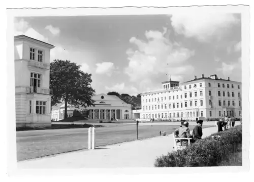 AK, Bad Doberan, OT Heiligendamm, Blick zum Sanatorium, um 1961