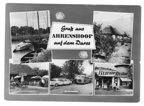 AK, Ostseebad Ahrenshoop, Kr. Ribnitz-Damgarten, fünf Abb., gestaltet, 1963