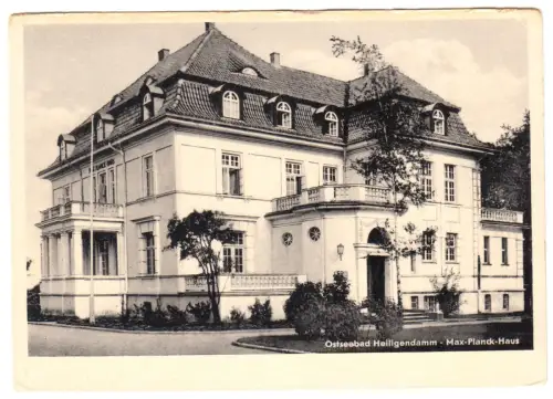 AK, Bad Doberan, OT Heiligendamm, Max-Planck-Haus, um 1953