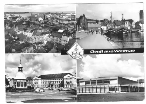 AK, Wismar, vier Abb., 1979