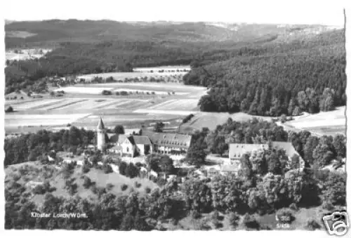 AK, Lorch Wttbg., Kloster, Luftbild, 1965