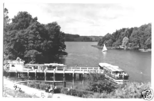 AK, Malente - Gremsmühlen, Bootsanlegestelle, 1954