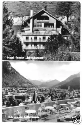 AK, Mittenwald, Hotel - Pension "Schwalbennest", 1967