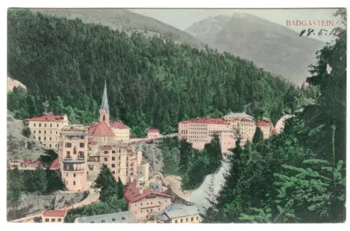 AK, Bad Gastein, Salzburg, Teilansicht, um 1913