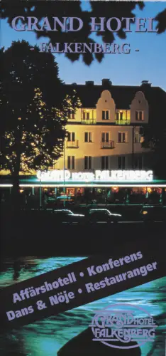 tour. Prospekt, Falkenberg Schweden, Grand Hotel Falkenberg, um 2005 