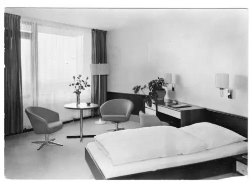 AK, Rostock Warnemünde, Hotel "Neptun", Zweibettzimmer, 1981